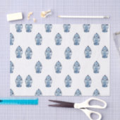 Blue Chinoiserie Ginger Jar Jars Tissue Paper Seidenpapier (Handwerk)