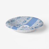 Blue Chinoiserie Hand Painted Ginger Jar Jars Bowl Pappteller (Gewinkelt)