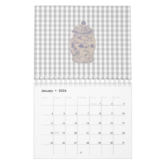 Blue Chinoiserie Hand Painted Ginger Jar Jars Cale Kalender (Jan 2026)