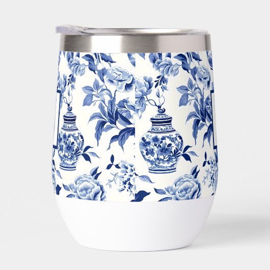 Blue Chinoiserie Monogram  (Rechts)