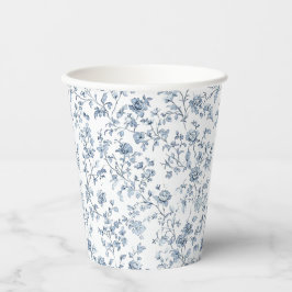 Blue Chinoiserie Pappbecher