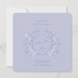 Blue Chinoiserie Save the Date