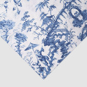 Blue Chinoiserie Seidenpapier (Ausschnitt)