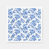 Blue Chinoiserie Serviette (Vorderseite)