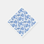 Blue Chinoiserie Serviette (Ecke)