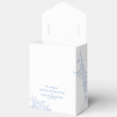 Blue Chinoiserie Toile de Jouy Wedding Geschenkschachtel (Offen)