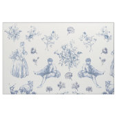 Blue Chinoiserie Town Factory Stores Stoff (Fat Quarter (45,7 x 55,9 cm))