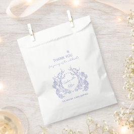 Blue Chinoiserie Wedding Geschenktütchen