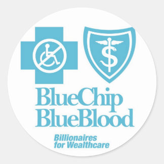 BLUE CHIP BLAUE BLUE BLUT STICKER