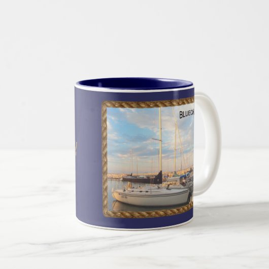 Blue Chip, KAPITÄN Zweifarbige Tasse (VorderseiteRechts)