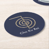 Blue Cho Ku Rei Reiki Symbol Untersetzer (Angewinkelt)