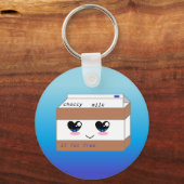 Blue Choccy Button Schlüsselanhänger (Vorderseite)