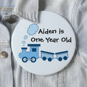 Blue Choo Choo Train Button (Beispiel)