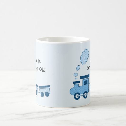 Blue Choo Choo Train Kaffeetasse (Mittel)