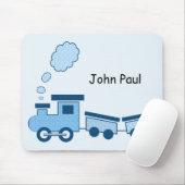Blue Choo Choo Train Mousepad (Mit Mouse)