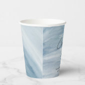 Blue Christian Cross Graduation Pappbecher (Rechts)