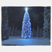 Blue Christmas (2002) Fleece Blanket (Vorderseite (Horizontal))