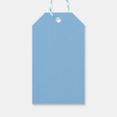 Blue Christmas Ball - Geschenketiketten Geschenkanhänger (Rückseite)