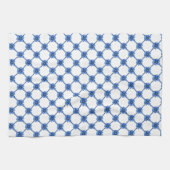 Blue Christmas Bows Geschirrtuch (Horizontal)