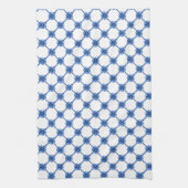 Blue Christmas Bows Geschirrtuch (Vertikal)