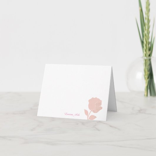 Blue Christmas Card Dankeskarte (Rückseite)