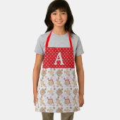 Blue Christmas Cookies Schürze, Kleine Schürze (Insitu)