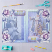 Blue Christmas Design Serie 2 Seidenpapier (Basteln)