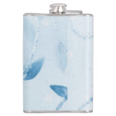 Blue Christmas Geschenk Flask Flachmann (Rückseite)