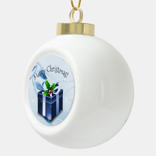 Blue Christmas Geschenk Gerahmte Ornamente (Rechts)