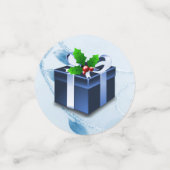 Blue Christmas Gift Table Confetti Konfetti (Klein Vorderseite)