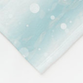 Blue Christmas Gnome Fleecedecke (Ecke)