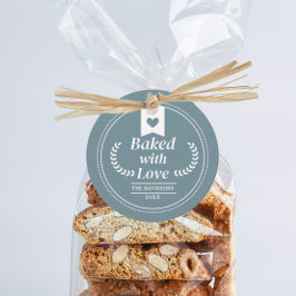 Blue Christmas Holiday Backgeschenk Geschenkanhänger