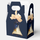 Blue Christmas Jingle Bells Gefallen Geschenkboxen Geschenkschachtel (Geöffnet)