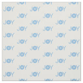 Blue Christmas Joy Pattern Stoff (Muster)