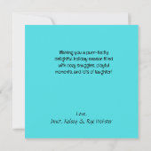 Blue Christmas Kitty (Rückseite)