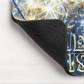 Blue Christmas Mousepad (Ecke)