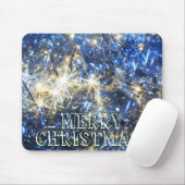 Blue Christmas Mousepad (Mit Mouse)