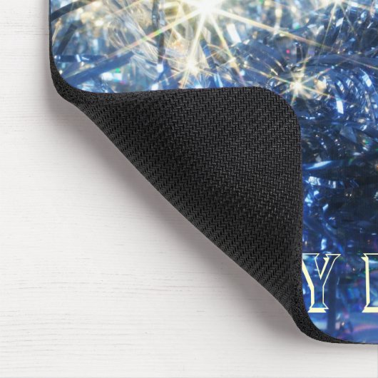 Blue Christmas Mousepad (Ecke)