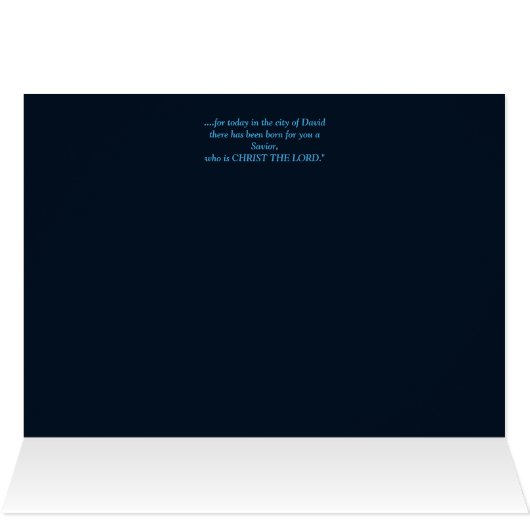 Blue Christmas Night Bethlehem Star (Innenansicht Horizontal (Oben))