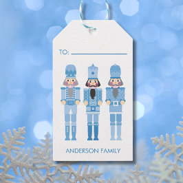 BLUE CHRISTMAS NUTCRACKER GESCHENKANHÄNGER