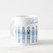BLUE CHRISTMAS NUTCRACKERS KAFFEETASSE (Vorderseite Links)