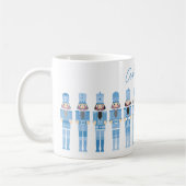BLUE CHRISTMAS NUTCRACKERS KAFFEETASSE (Links)