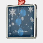 Blue Christmas Ornaments Holiday Ornament (Links)