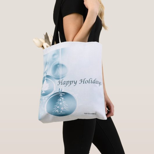 Blue Christmas Ornaments Tasche (Von Nahem)