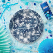 Blue Christmas Paper Teller "Jesus is the Reason" (Party)
