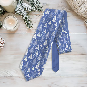 Blue Christmas Pattern#6 ID1009 Krawatte