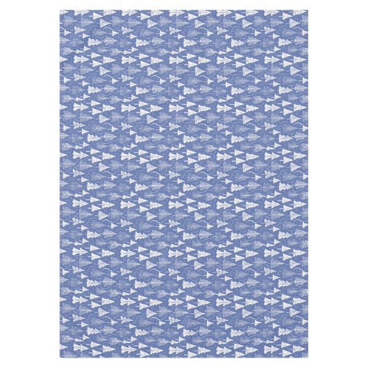 Blue Christmas Pattern#6 ID1009 Tischdecke (Vorderseite)