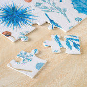 Blue Christmas Pattern Puzzle (Seite)