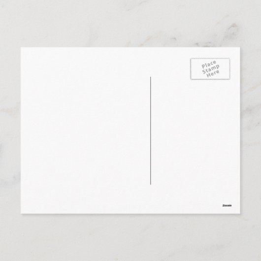 Blue Christmas Postings Feiertagspostkarte (Rückseite)