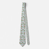 Blue Christmas Present Neck Tie Krawatte (Vorderseite)
